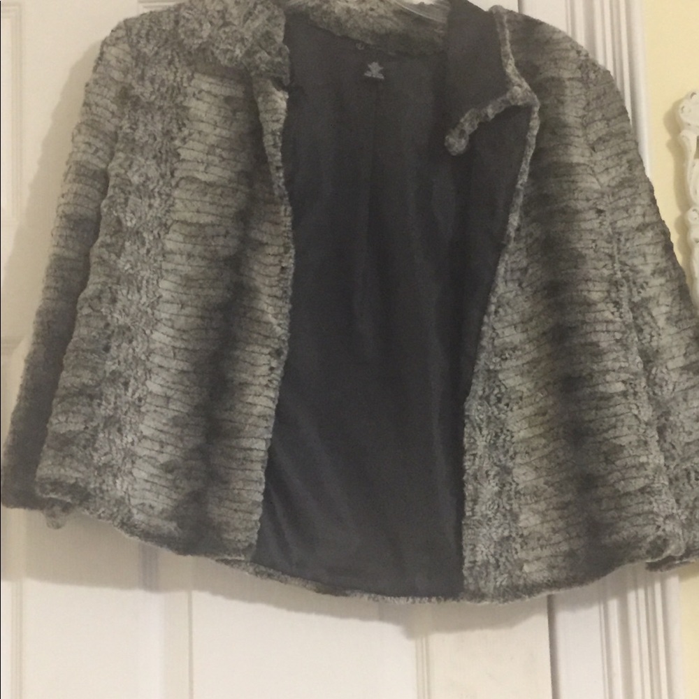 Faux fur coat